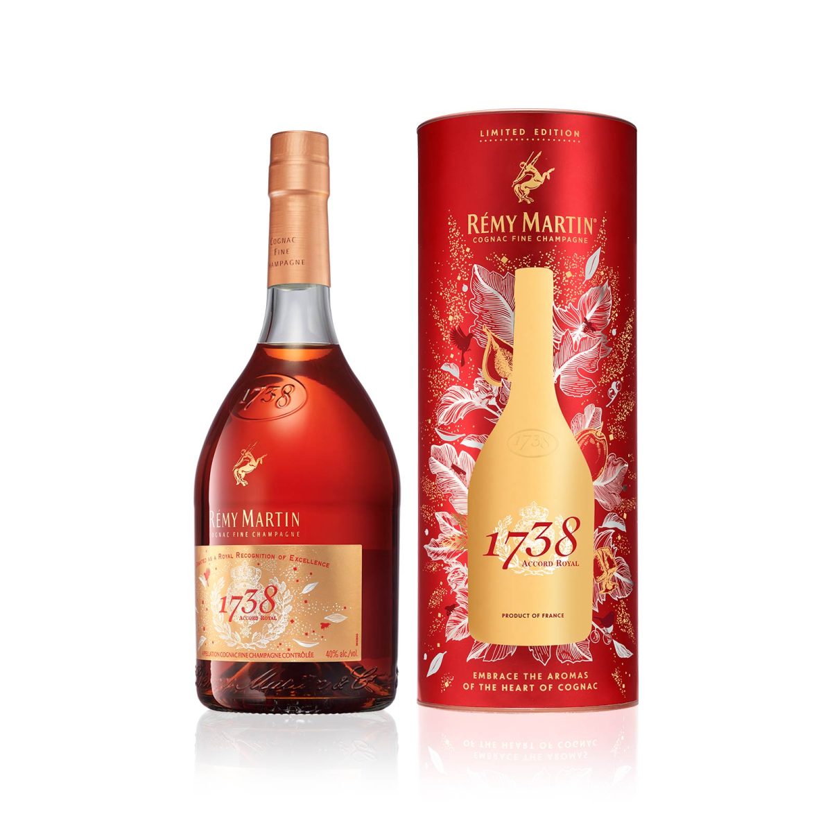 Rémy Martin 1738 コニャック 750ml ブランデー コニャック レミーマルタン 1738 正規 40度 箱なし 700ml