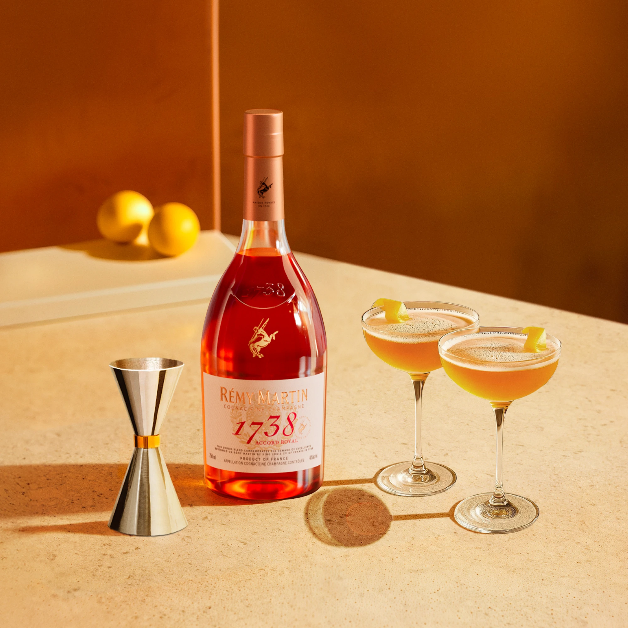Rémy Martin 1738 Accord  750ml　2本 Rémy Martin - 1738 Accord Royal Sidecar Set - USA