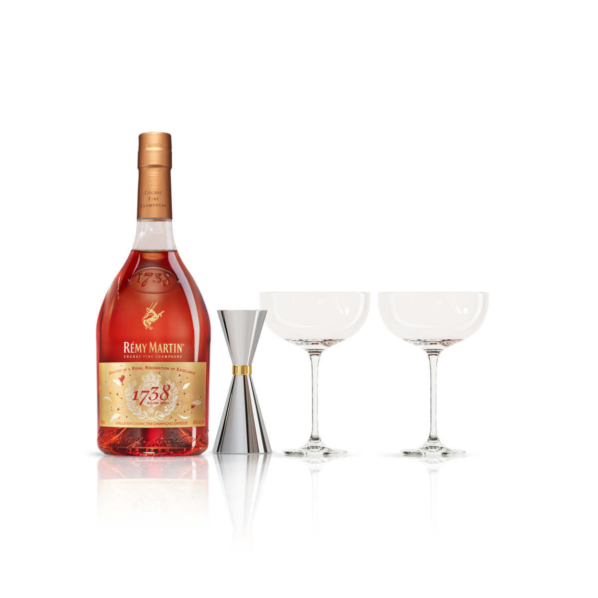 Rémy Martin - 1738 Accord Royal Sidecar Set - USA