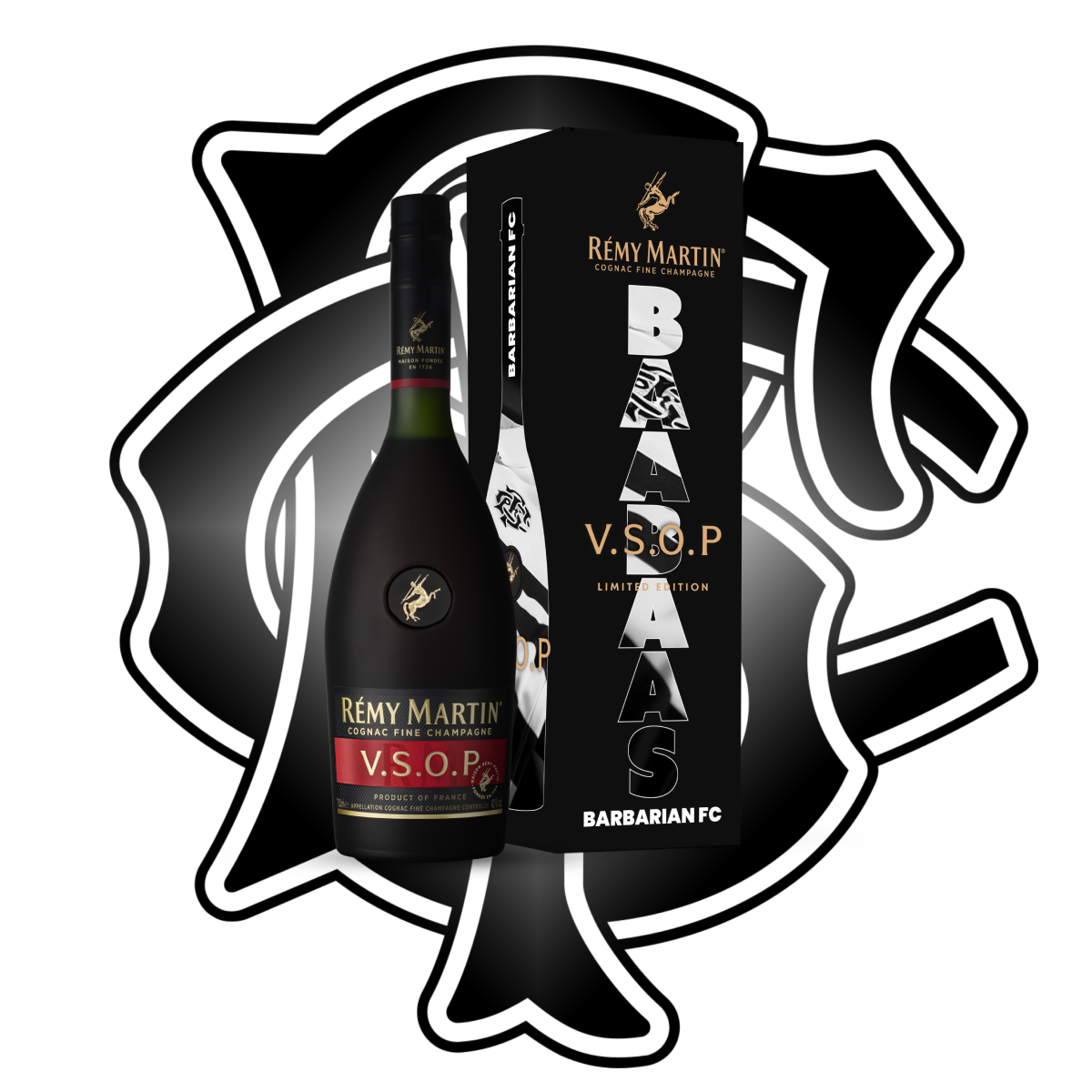Rémy Martin X The Barbarians FC Limited Edition cognac
